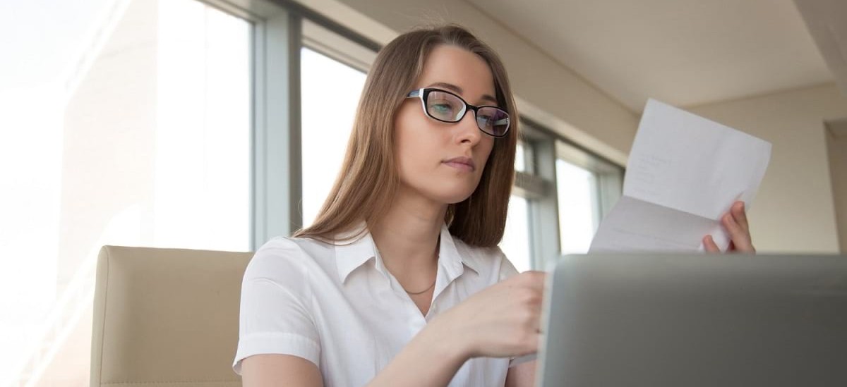 woman reading Letters of Recommendation