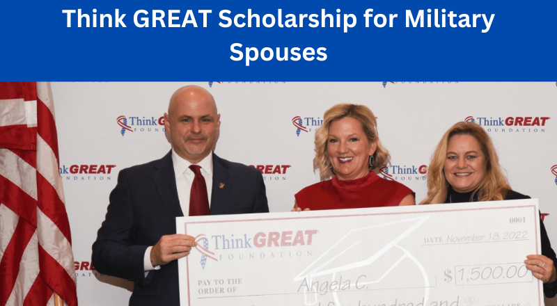  Think GREAT Scholarship for Military Spouses