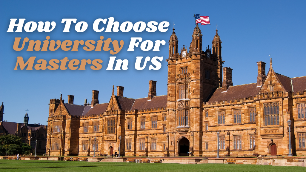 How Can You Find Best Universitiy for Master's in the US